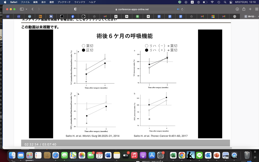 呼吸器外科セミナーいい加減に視聴終了したい＝終わった。医療倫理も受けなきゃいかんのかな。