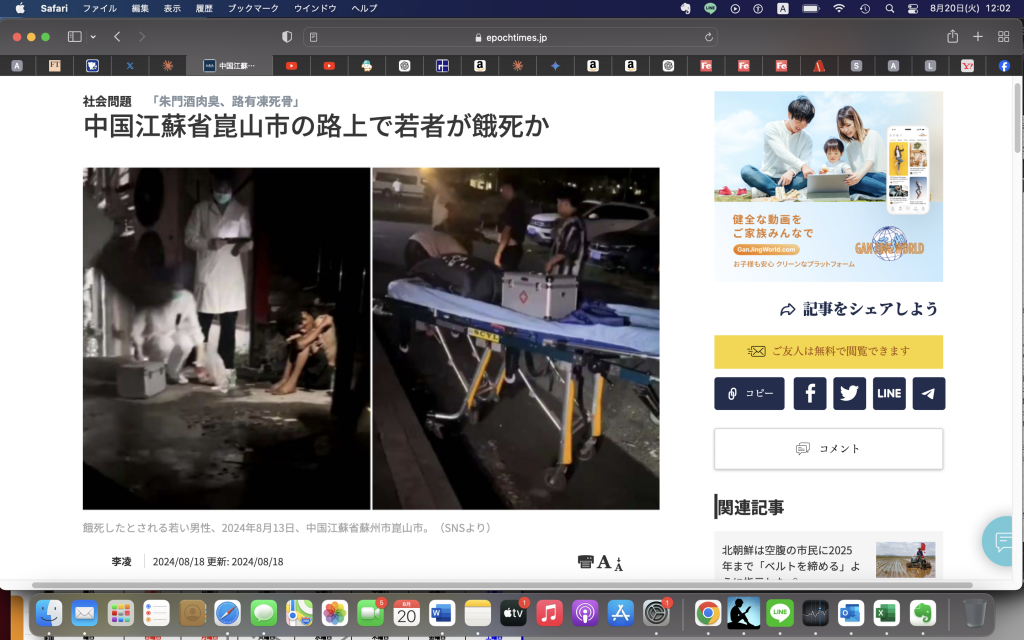 チャイナはボラ高すぎる国