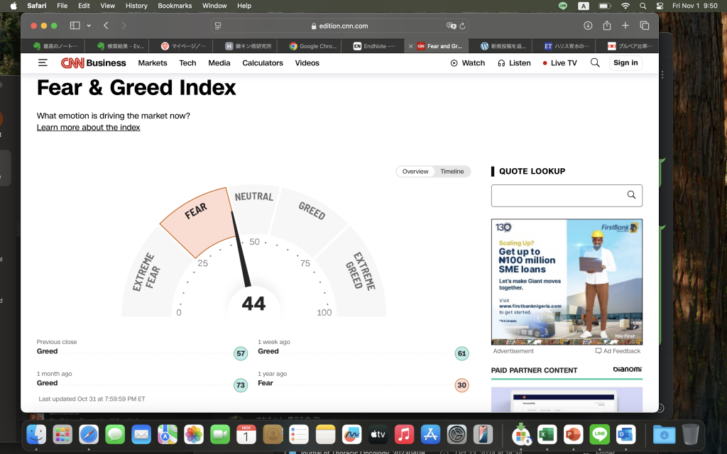 今買ったら儲かる＝そろりそろりとVTI。余力は常に残してね！=あとエクセルデータ整理を